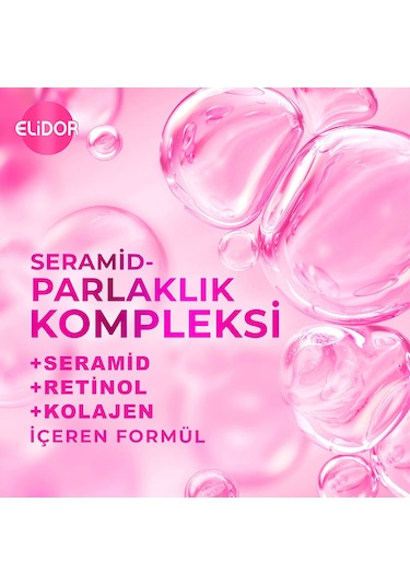 Elidor Güçlü ve Parlak Saç Bakım Şampuanı 3 x 400 ML