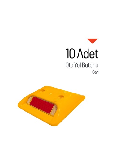 10'lu Oto Yol Butonu Seti-3698
