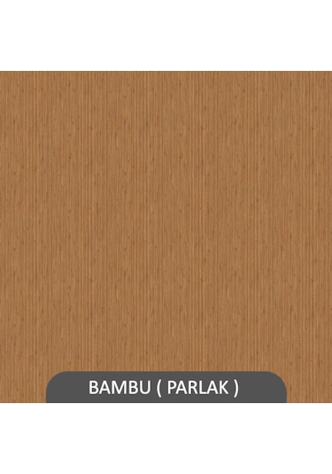 Rafkestir 3 Lü Atalanta Duvar Raf Seti Bambu ( Parlak )