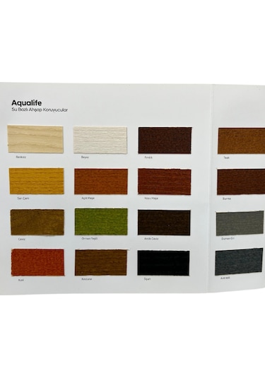 Tek Aqualıfe Su Bazlı Ahşap Koruyucu 2,5 Lt Teak