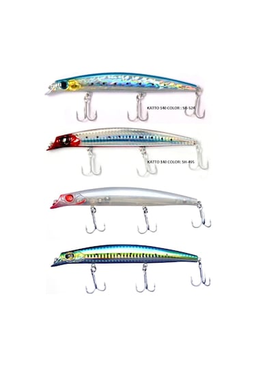 Kabura Katto 140Mm 18.5G Floating Dalar: 0.8-1.0M Sahte Balık