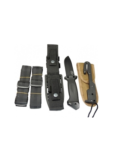 Colombia Kamp Tiger Lmf Iı Black Tactical Survival Knife Çok Renkli