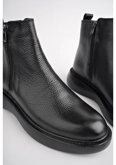 Muggo Brandon Hakiki Deri Çift Fermuarlı Garantili Erkek Kışlık Chelsea Bot 001 Muggo Brandon Hakiki Deri Çift Fermuarlı Garantili Erkek Kışlık Chelsea Bot 001