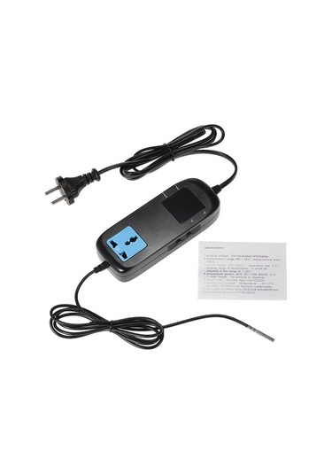 Pazly Led Dijital Termostat, 90-250v Ac, Yetiştirici Termokuplu, Sera Ve Akvaryum İçin