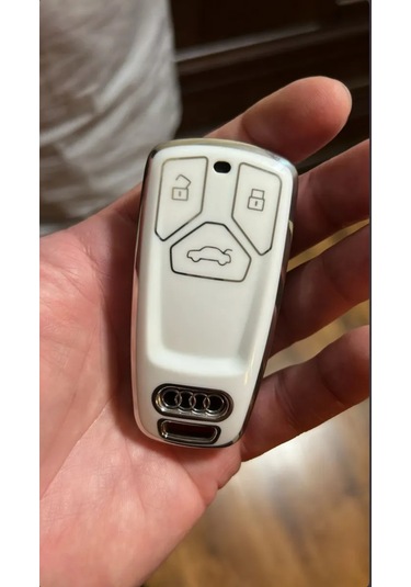 T-carbon Audi Audi İçin Silikon Anahtar Kılıfı A4 A5 A6 Q3 Q5 Q7 Q8 222875058