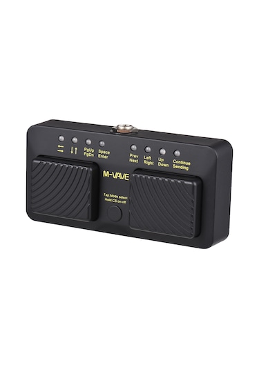 Geeksen Kablosuz Akıllı MIDI Pedal Elektro Gitar Efektleri Siyah