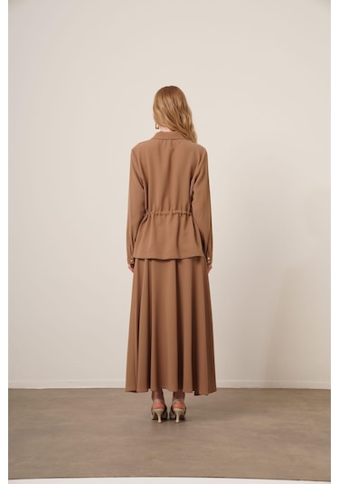 Ftz Women Kadın Melise Crep Takım Vizon 31172 Vizon