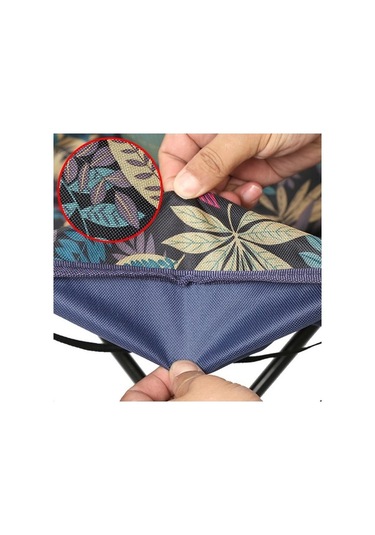 Prestigegoods Boyut S Metal + Oxford Kumaş Taşınabilir Katlanır Kamp Balıkçılık Sandalye 001 Bej