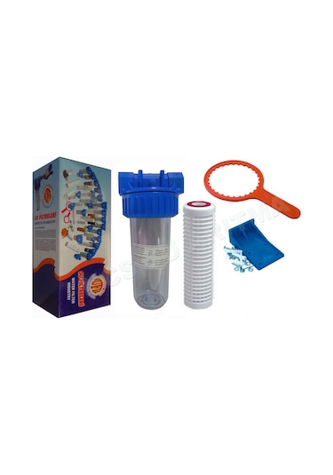 Sufil Marka 10 İnç Tesisat Tipi Filtre Kabı