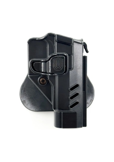 Siyah Sarsılmaz Kılınç Polimer Tabanca Kılıfı - Silah Kılıfı Siyah