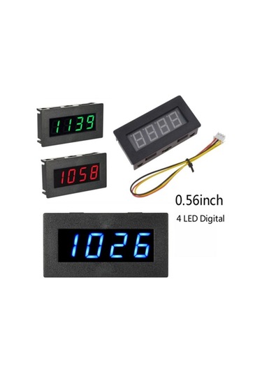 Trendooze Takometre Suntek Rpm Ölçer Motoru Hız Frekans Dijital Araba Ft