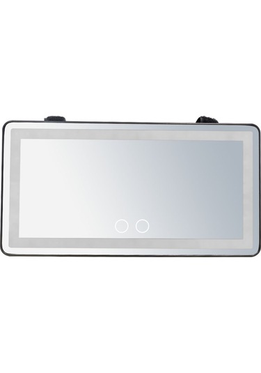 Moveevo Led Işıklı Araba Makyaj Aynası Yardımcı Pilot Güneşlik Makyaj Işığı Aynası Üç Renkli Işık 1500mah