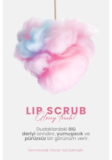 Glossy Touch Dudak Peelingi Cotton Candy