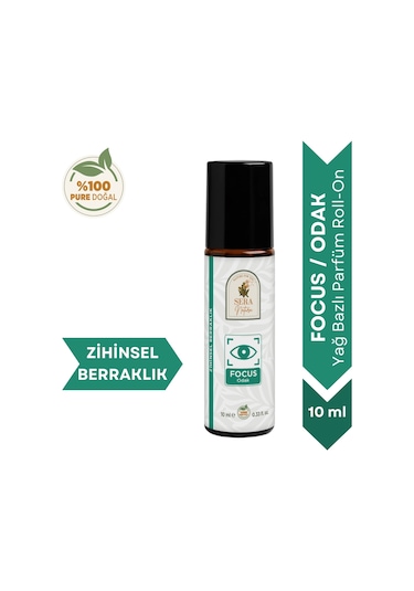 Focus Odak Yağ Bazlı Parfüm Roll-on 10 Ml Çiçek - Odunsu