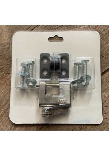 Prm Otomatik Kapı Asma Kilit Takma Aparatı Asma Kilitli Halka Antrasit