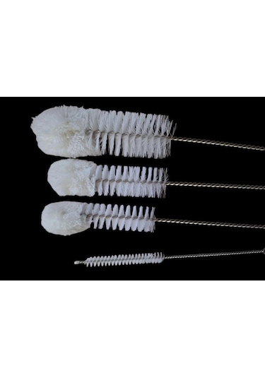 4 Boy Yağdanlık Biberon Şişe Kavanoz Temizleme Fırçası