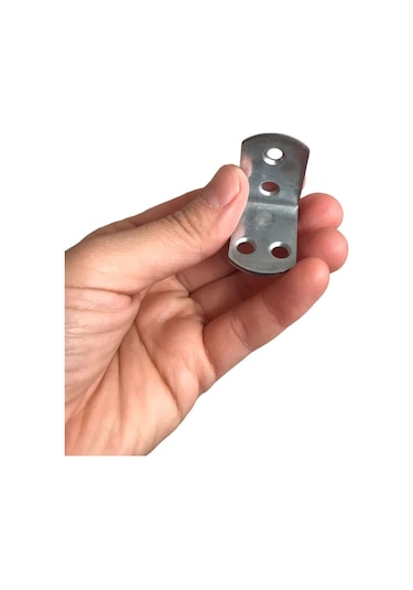 Mobilya Eşya Dolap Duvar Sabitleyici Köşe Bağlantı L Demir Gönye Deprem Güvenliği 30x30x22mm