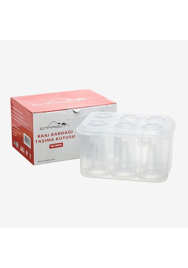 Nurgaz Rakı Bardağı Taşıma Kutusu Ng N059