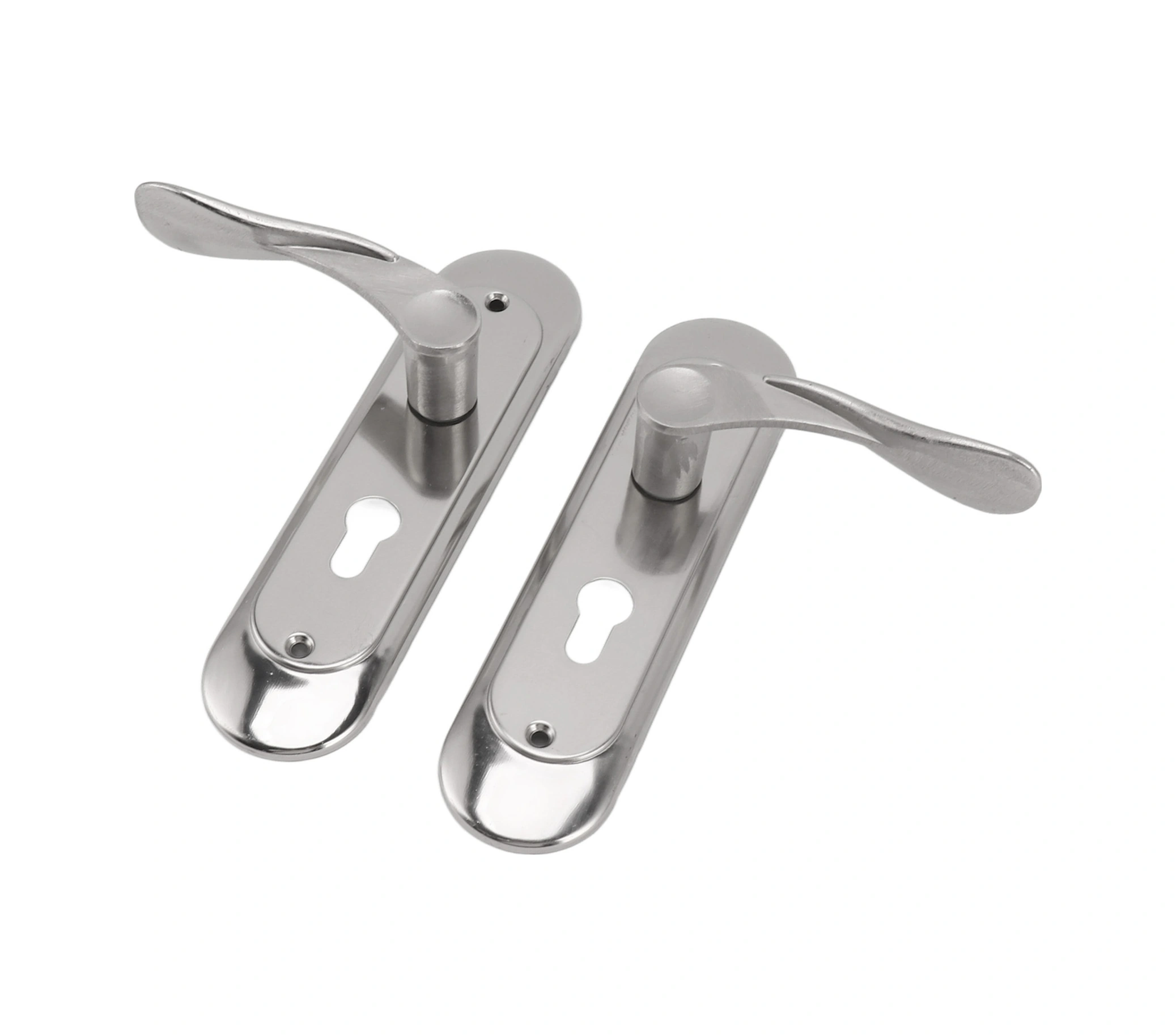 Geeroyoo Stainless Steel Odun Kapı Kilidi - Ev İçi Yatak Odası Kilit Seti, Dayanıklı Konstruksiyon, Kolay Kurulum, Ev Genel Kullanım