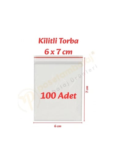 Stone Kilitli Torba 6x7 Cm 2000'li Paket