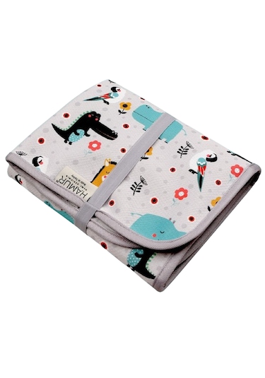 Anne Bebek Bakım Örtüsü Yenidoğan Alt Açma Değiştirme Animal Organizer Pedi Minderi Çift Taraflı