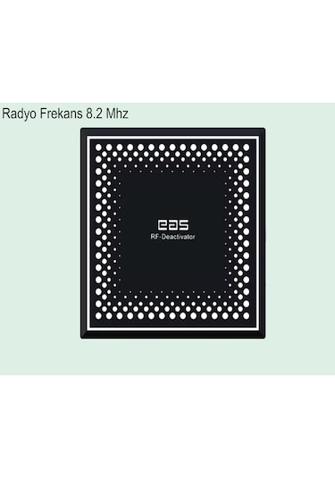 Rf 8.2 Mhz Kağıt Etiket Öldürücü Deaktivatör İkazsız