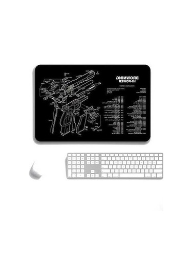 Ebitda 2 Adet 2mm Kalınlık Isı Transferi Kaymaz Tek Taraflı Mouse Pad Ofis-oyun Sps-browninghi-power