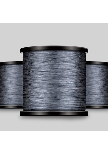 Rikimaru 150 Metre,gri Renk,0.20 Mm 8 Katlı Misina,17.4-kg Çeker