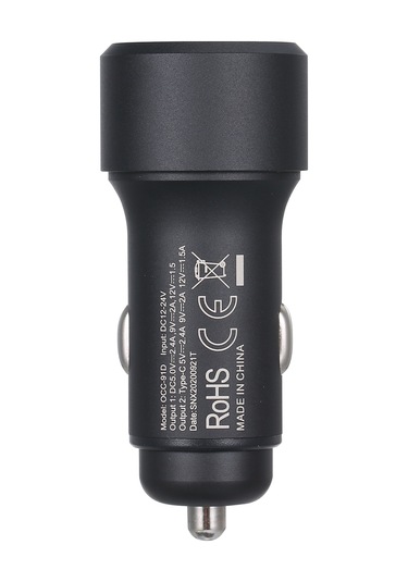 Geeroyoo Oraimo Araba Şarj Cihazı 36w Pd+qc3.0 Hızlı Şarj, Çift Usb Type-c+usb-a , Led Işık, Alüminyum Gövde, 12-24v Giriş