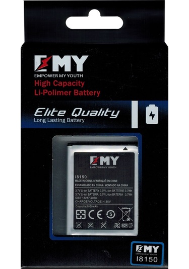 Samsung Galaxy W İ8150 Uyumlu Emy Batarya