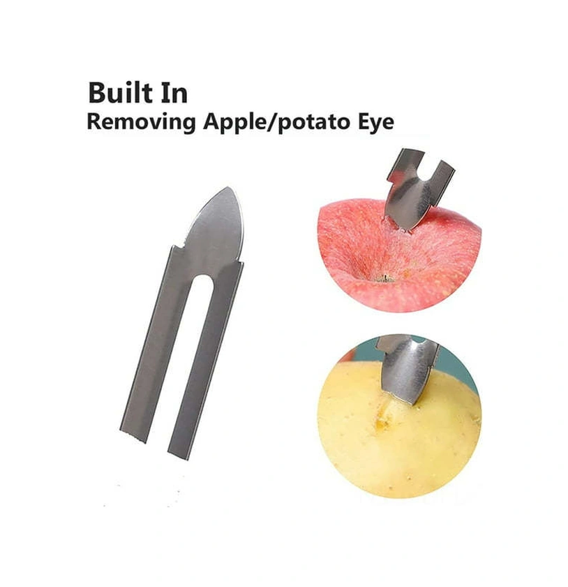 Dofolink Pratik Mutfak Aleti: Çelik Derin Peller - Patates, Havuç, Salatalık Ve Meyve Soyucu Diğer