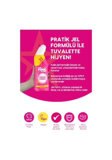 The Pink Stuff Mucizevi Tuvalet Temizleyici 750 ML