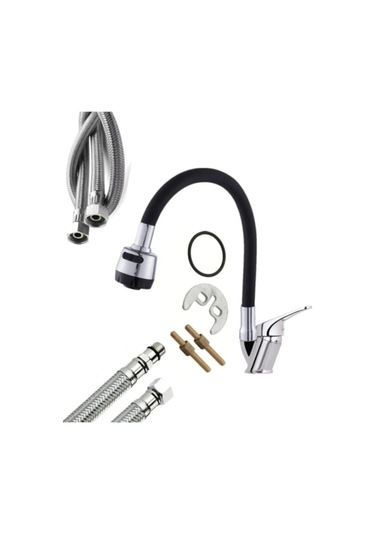 Pro Germany Mix Banyo Bataryası Robot Yağmurlama Tepe Duş Seti Krom