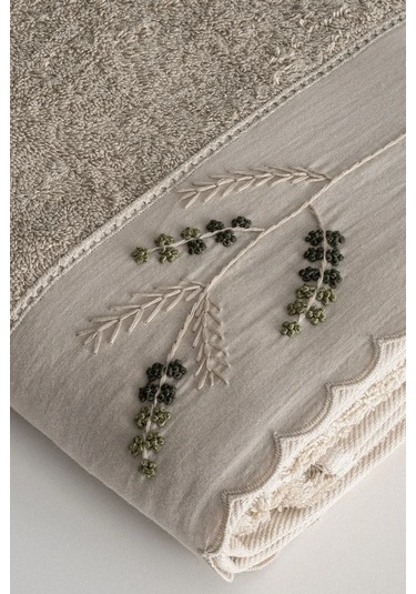 Ecocotton Derin Bej %100 Organik Pamuk Yüz Havlusu 50 90 Cm Bej