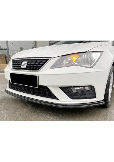 Seat Leon Mk3 Race Ön Lip Piona Black 3 Prç 2017-2020 Abs Plastik