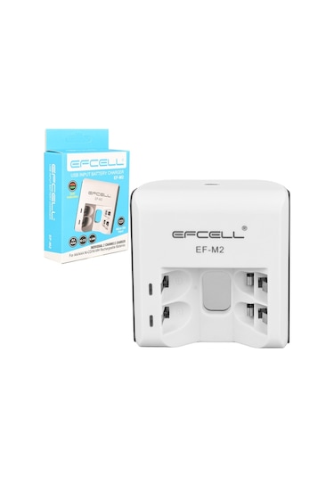 Efcell M2 Aa/aaa 2li Pil Şarj Cihazı