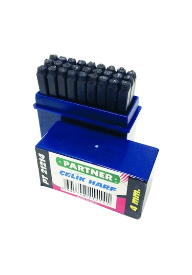 Çelik Harf 27 Parça 4 Mm