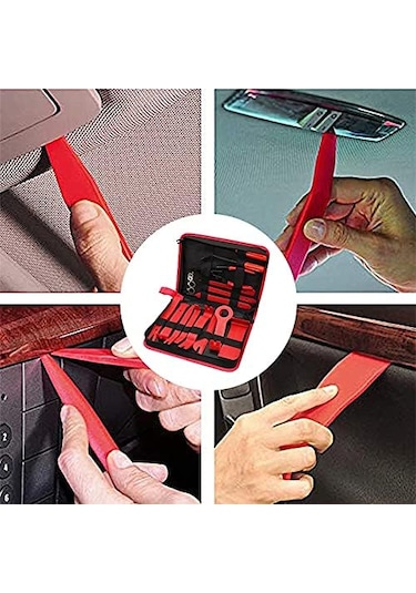 19 Parça Oto Döşeme Radyo, Klips Ve Trim Sökme Seti