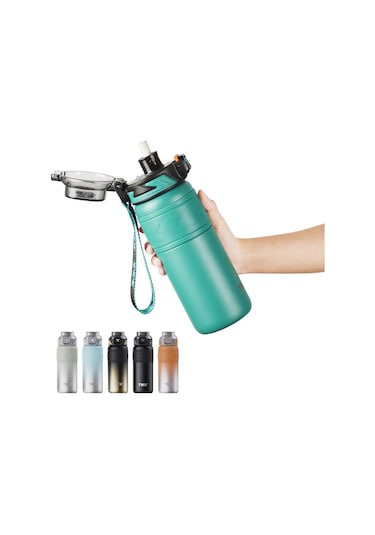 Tkk Çelik Termos Matara 500 Ml Turkuaz