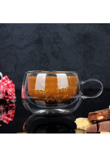 Perotti Çift Cidarlı Bardak Kupa Double Espresso 160 ml 13789