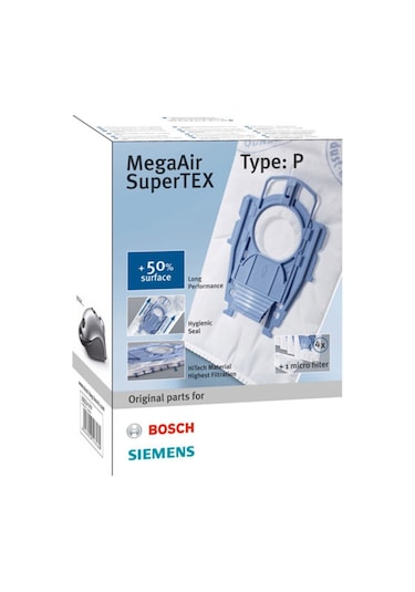 Bosch Uyumlu -siemens Type P Tipi Ergomax Süpürge Toz Torbası