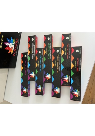 Ayurvedik 7 Çakra Tütsü Seti 7li Set