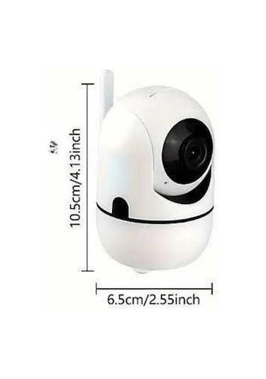 360 Full Hd Akıllı Kamera Hareket Sensörlü Wifi Kamera Çocuk Güvenlik Kamerası
