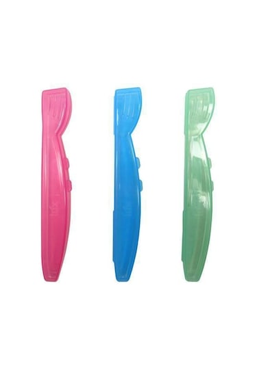 3 Adet Diş Fırçalık Diş Fırçası Saklama Taşıma Kabı Plastik Diğer