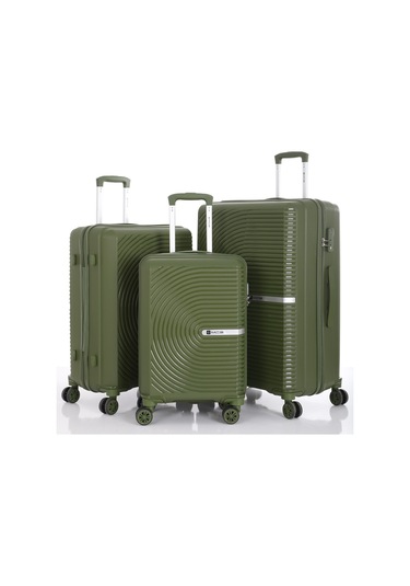 Mçs Üçlü Polipropilen Valiz Seti V374 S21yy1000006-set 00019 Haki