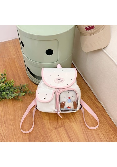 Özel Tasarım Genç Kız Okul Çantası - Japon Okul Stili, 35l Dev Kapasiteli, Instagram Estetik Çift Omuz Çantası Açık Pembe