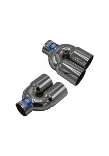 Çiftli 3mm M Model Krom Egzoz Ucu 76x100 800-010r