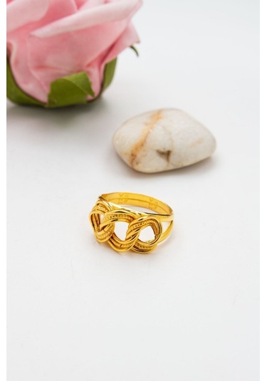 Latif Kuyumculuk 22 Ayar Altın Üçlü Samanyolu Kadın Yüzük Lkyzk1541