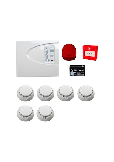 Teletek Yangın Alarm Sistemi Seti 6 Lı