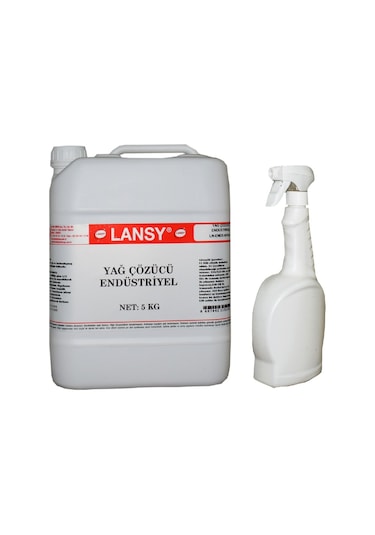 Lansy Yağ Çözücü Endüstriyel 5 KG + Uygulama Spreyi